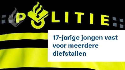 17-jarige Jongen Verantwoordelijk Voor Meerdere Diefstallen | Politie.nl