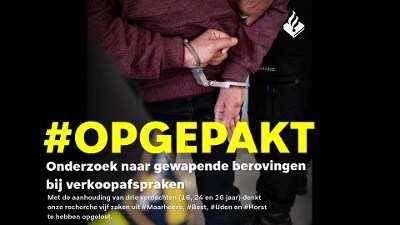 Politie Pakt Drie Verdachten Op Voor Berovingen Bij Verkoopafspraken ...