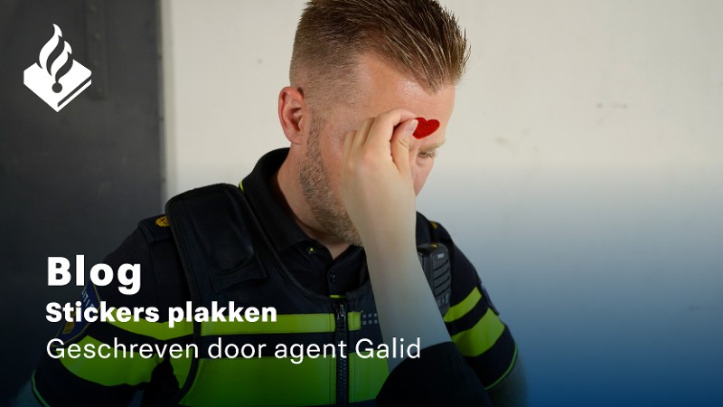 blog sticker plakken politie.nl