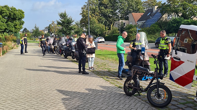 Foto van de controle, eigendom Politie Zeeland-West-Brabant