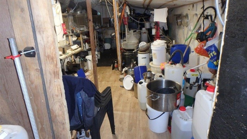 Drugslab Haarlem - Foto: Politie Noord-Holland