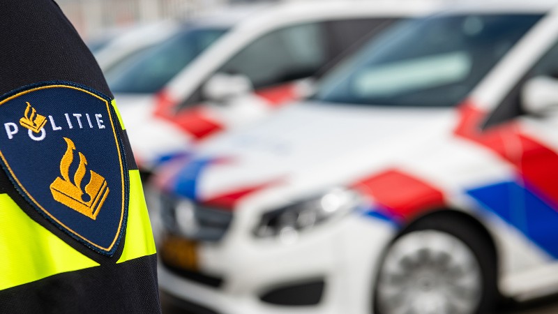 Stockfoto van een politieauto