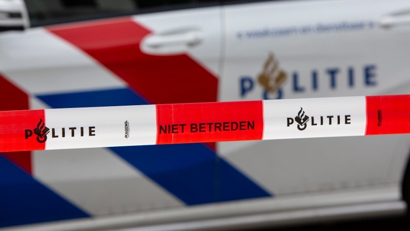 Stockfoto van een afzetlint